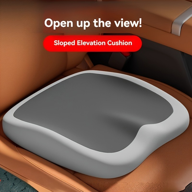 Car Seat Cushion Memory Foam - Ergonomisch zitkussen van traagschuim, enkelvoudig autostoelverhoger