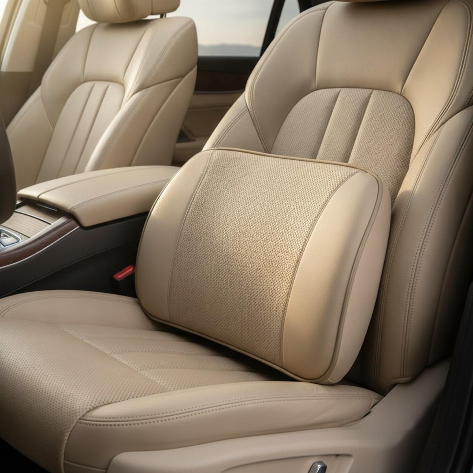 Car Seat Cushion Memory Foam - Autostoel hoofdsteun kussen van traagschuim, ademend