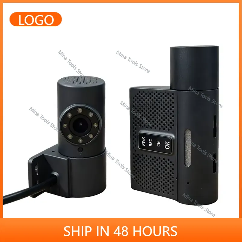 Car Dash Cam - 2-kanaals 1080P voor-/achtercamera dashcam met ADAS