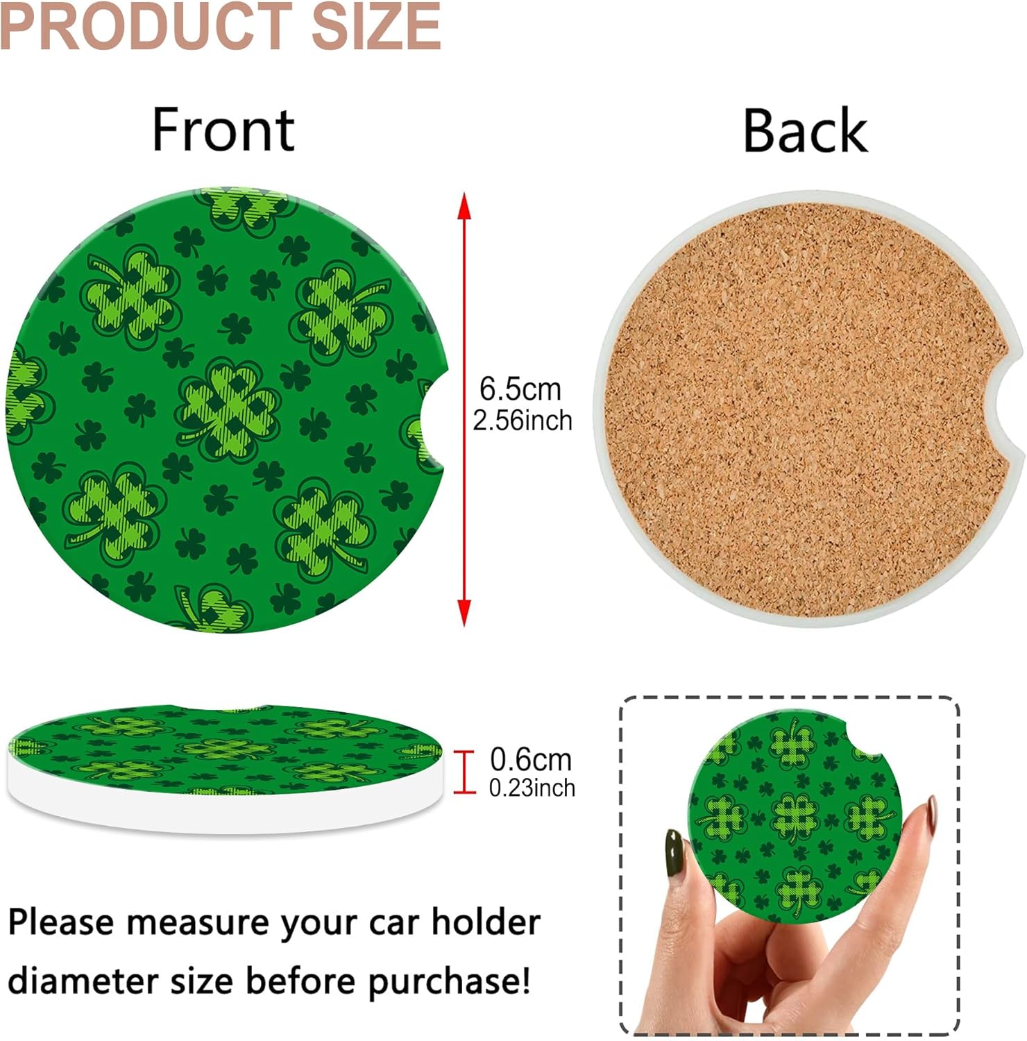 Auto Coaster voor Bekerhouders - Car Accessories Cork recensie en prijs