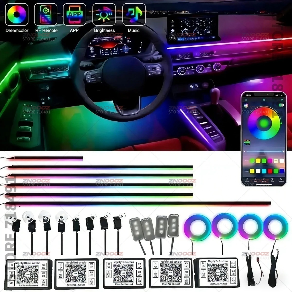 Voor Mazda Ertiga 22-in-1 RGB  - Car Accessories Ertiga recensie en prijs