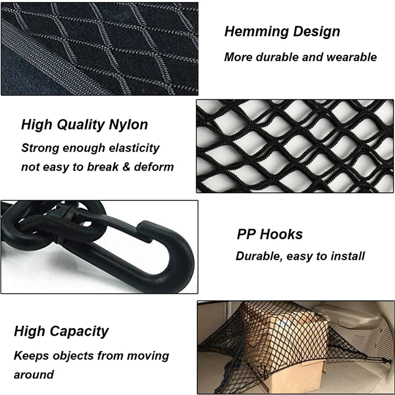 Voor BMW X5 iX5 E70 F15 G05 E5 - Car Cargo Net Trunk recensie en prijs