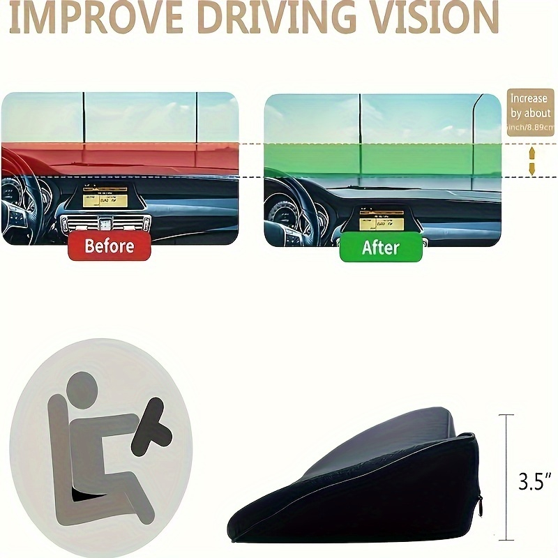 2-in-1 autostoelkussen lendens - Car Seat Cushion Memory Foam recensie en prijs
