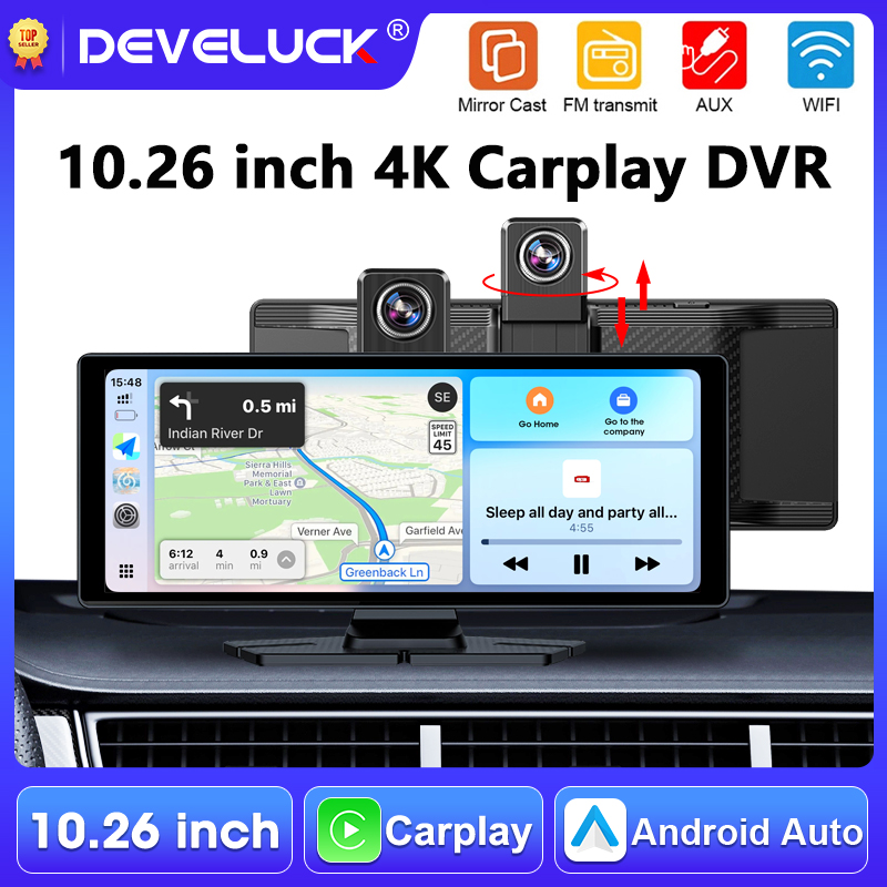 10,26 inch 4K Dashcam 360 °    - Car Dash Cam recensie en prijs